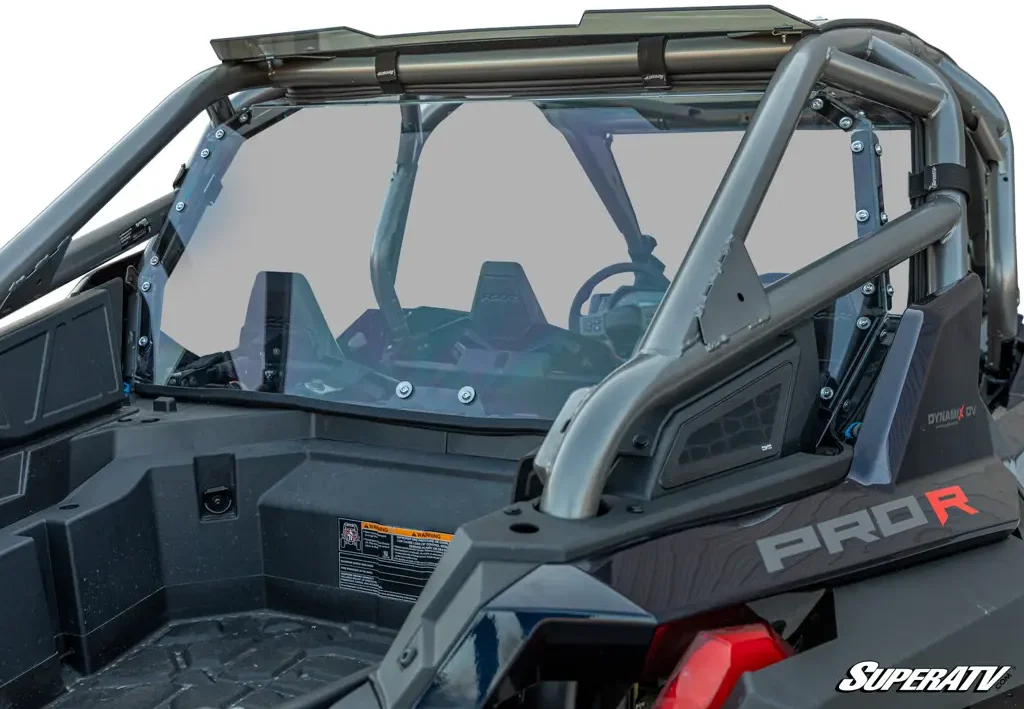 SUPERATV Polaris RZR Pro R4 Rear Windshield-fig1