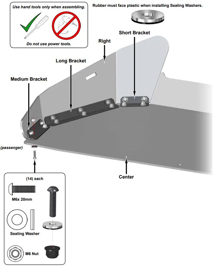 SUPERATV Polaris RZR Pro R4 Rear Windshield-fig3