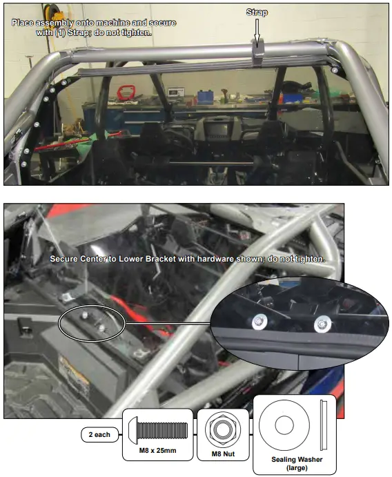 SUPERATV Polaris RZR Pro R4 Rear Windshield-fig6