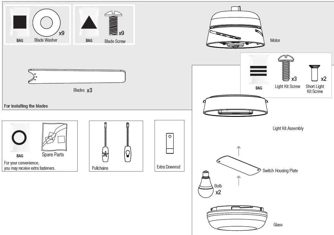 Hunter 51706 Erling LED Light 44 inch Ceiling Fan fig-8