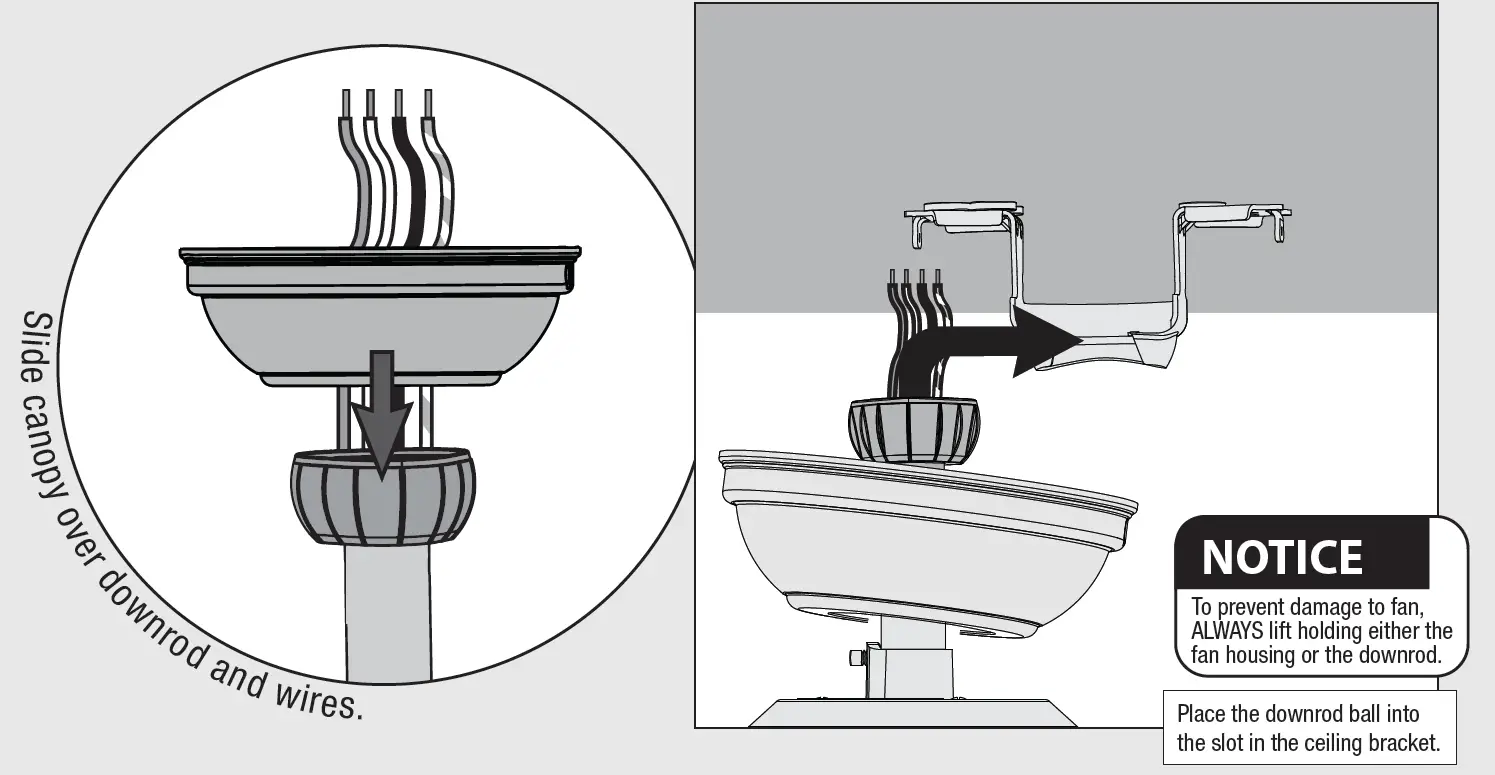 Hunter 51706 Erling LED Light 44 inch Ceiling Fan fig-19