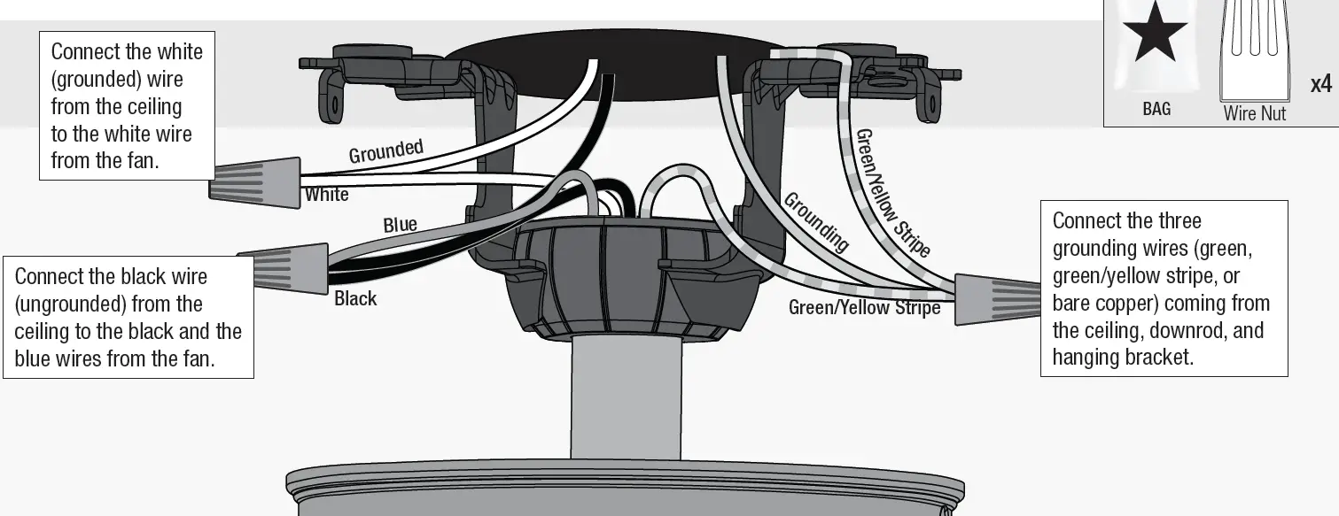Hunter 51706 Erling LED Light 44 inch Ceiling Fan fig-21