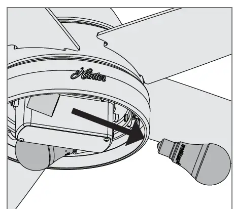 Hunter 51706 Erling LED Light 44 inch Ceiling Fan fig-32