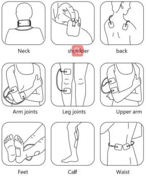 vivaDia H603 Rechargeable Neck Therapy Massager - Suggested use