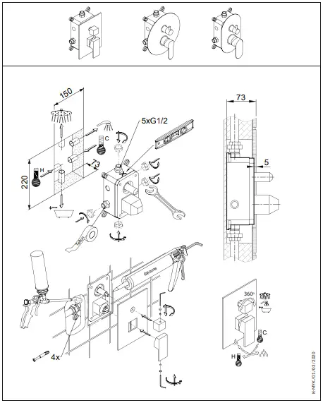armatura-Hexa-Quadro-3529-411-00-Bath-Faucet-FIG-1
