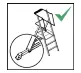 Mobile ladders with platform Figure 3