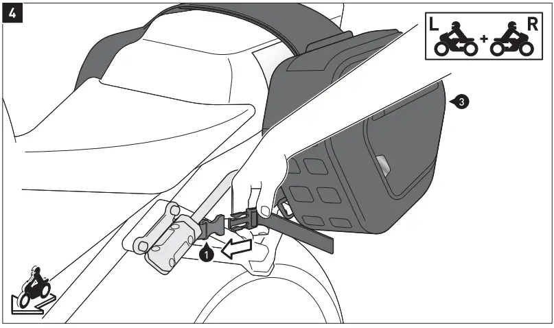 SW MOTECH BC HTA 07 740 30400 Saddlebag Set - fig 14