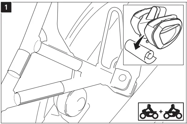 SW MOTECH BC HTA 07 740 30400 Saddlebag Set - fig