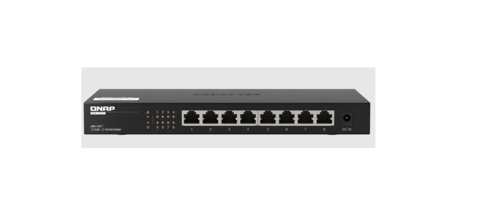 Qnap Qsw-1108-8t Network To 2.5gbe Connectivity Installation Guide
