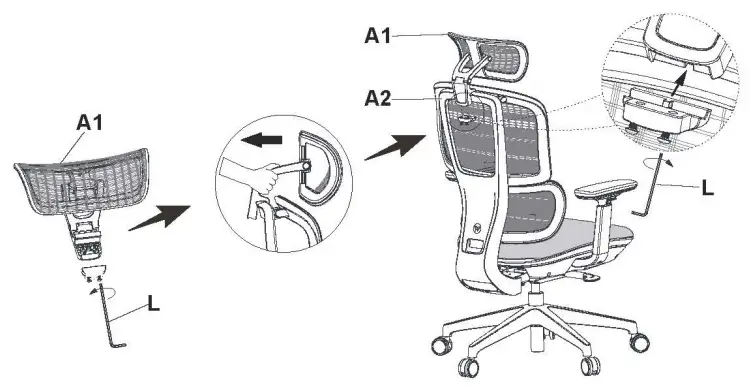 WORKPRO 8517865 Momentum Mesh High Back Active Chair-fig10