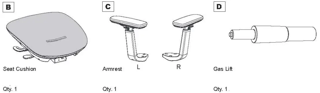 WORKPRO 8517865 Momentum Mesh High Back Active Chair-fig2