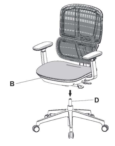 WORKPRO 8517865 Momentum Mesh High Back Active Chair-fig9