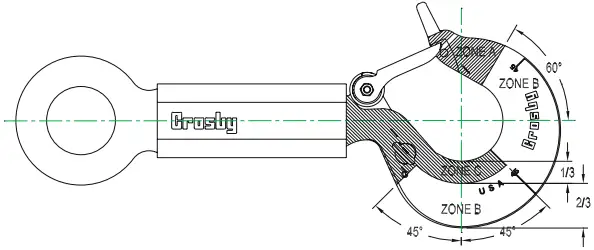 Crosby L-562A ROV Hooks fig 1