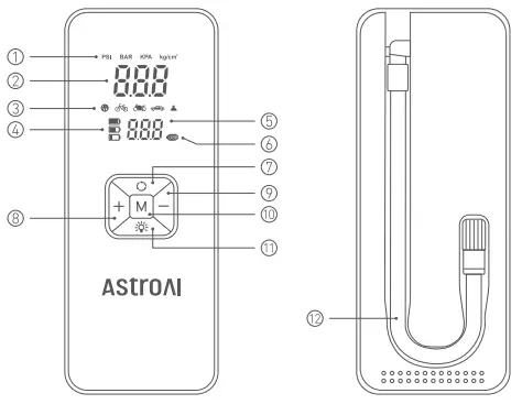 AstroAI-CZK-3689-Smart-Portable-Air-Pump-fig-1