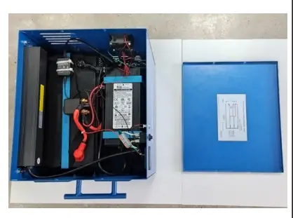 GLOBAL INDUSTRIAL 436981 100 AH 1000W Pure Sine Wave Portable Power Supply - Fig 2