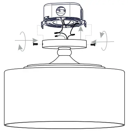 QUOIZEL ROW1714MBK Rowland 14 Inch 2 Light Matte Black Semi Flush Mount - fig4