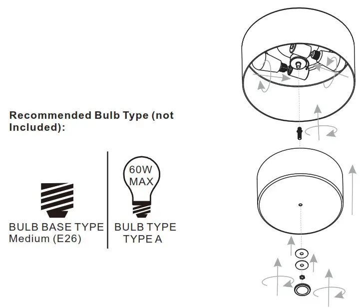 QUOIZEL ROW1714MBK Rowland 14 Inch 2 Light Matte Black Semi Flush Mount - fig5
