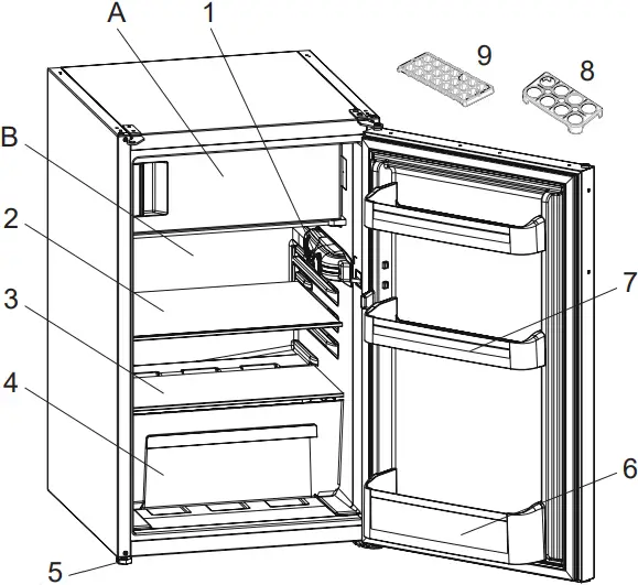 VESTEL VFKW6126 - DESCRIPTION
