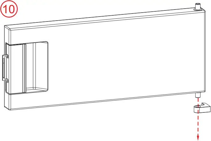 VESTEL VFKW6126 - Repositioning the Door 10