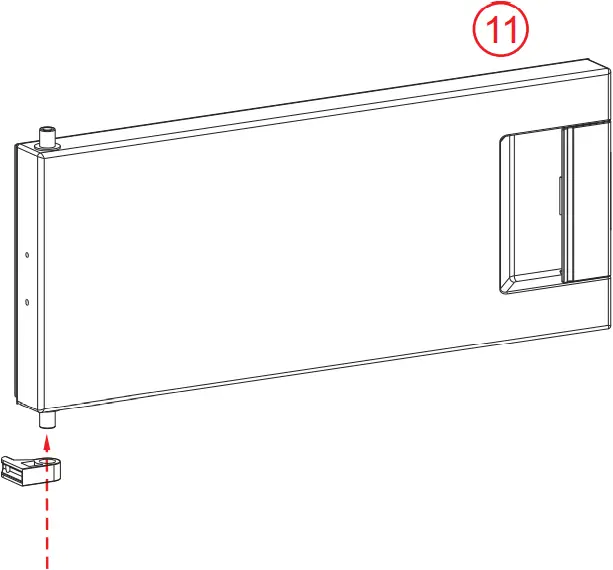 VESTEL VFKW6126 - Repositioning the Door 11