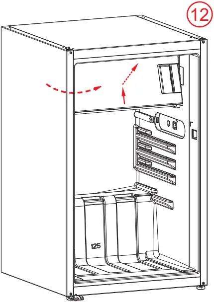VESTEL VFKW6126 - Repositioning the Door 12