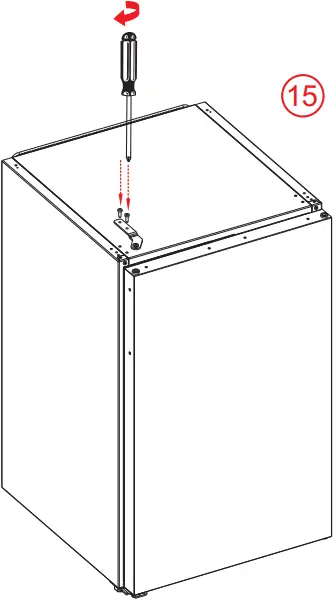 VESTEL VFKW6126 - Repositioning the Door 15