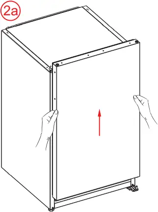 VESTEL VFKW6126 - Repositioning the Door 2a