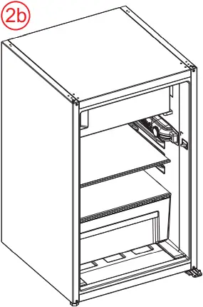 VESTEL VFKW6126 - Repositioning the Door 2b