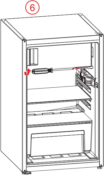 VESTEL VFKW6126 - Repositioning the Door 6