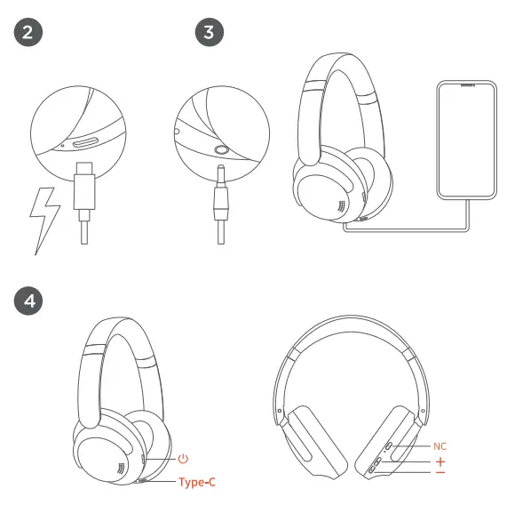 1MORE HC905-SonoFlow-Wireless-Active-Noise-Cancelling-Headphones-FIG- (2)