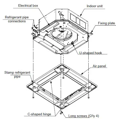 HITACHI P-N23NA2, P-AP160KA3, P-AP160NAE2 Air Panel Cooling and Heating-8