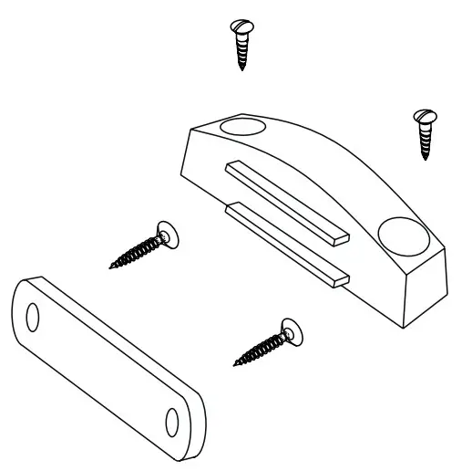 ARMAC MARTIN LM5103 Magnetic Catch - Drill holes