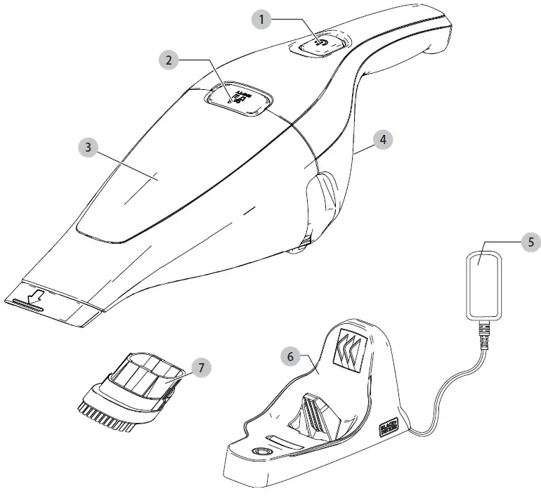 BLACK+DECKER-HNVC215B-Cordless-Vacuum-Cleaner-fig-1