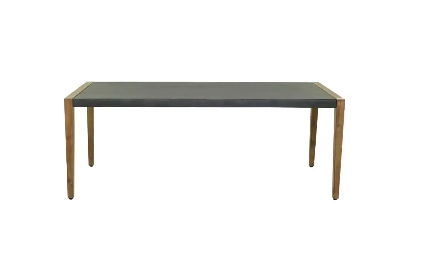 Litton Lane 042641 Dark Grey Wood Contemporary Outdoor Dining Table Instruction Manual