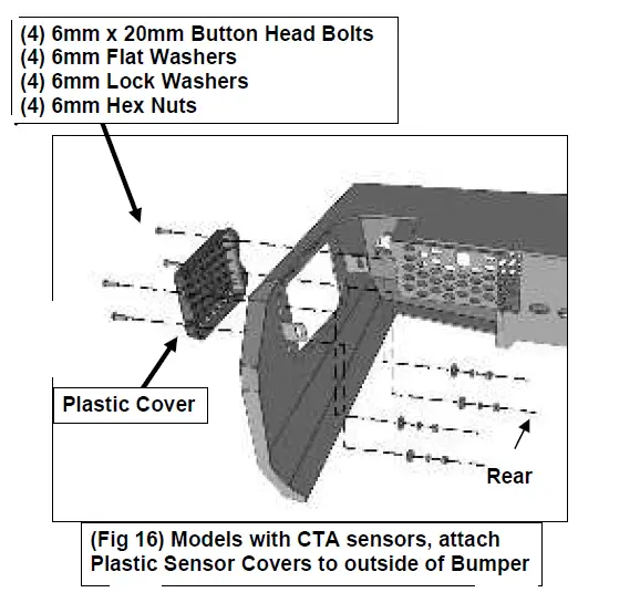 BODY ARMOR GM-2966 2018-2020 F150 Ambush Series Rear Bumper 17