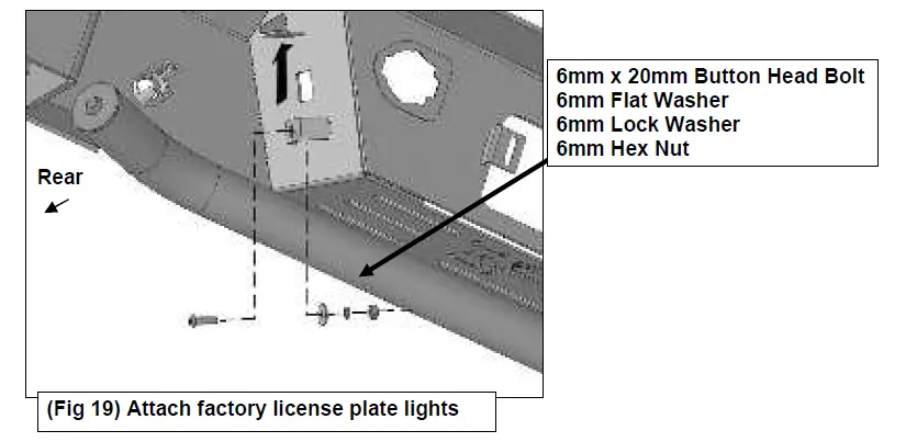 BODY ARMOR GM-2966 2018-2020 F150 Ambush Series Rear Bumper 20