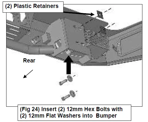 BODY ARMOR GM-2966 2018-2020 F150 Ambush Series Rear Bumper 25
