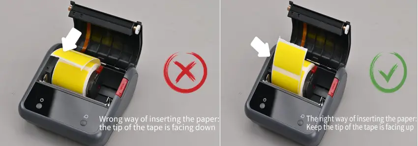 NIIMBOT B3S Smart Portable Label Printer - example image