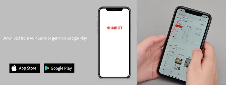 NIIMBOT B3S Smart Portable Label Printer - example image1