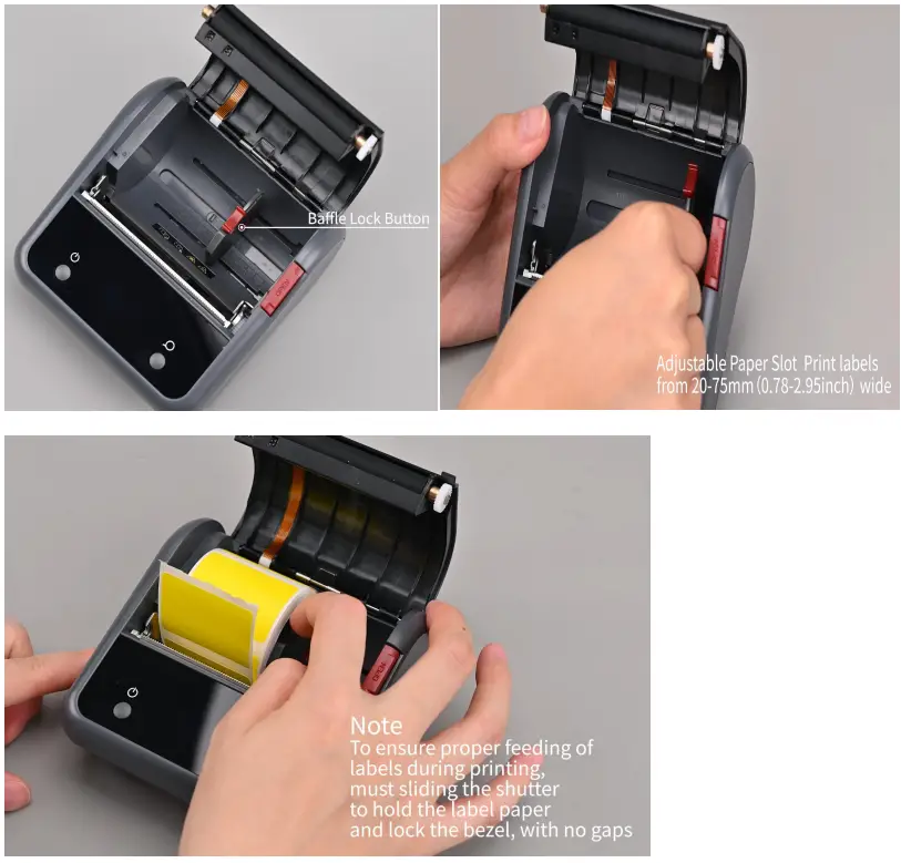 NIIMBOT B3S Smart Portable Label Printer - process more stable