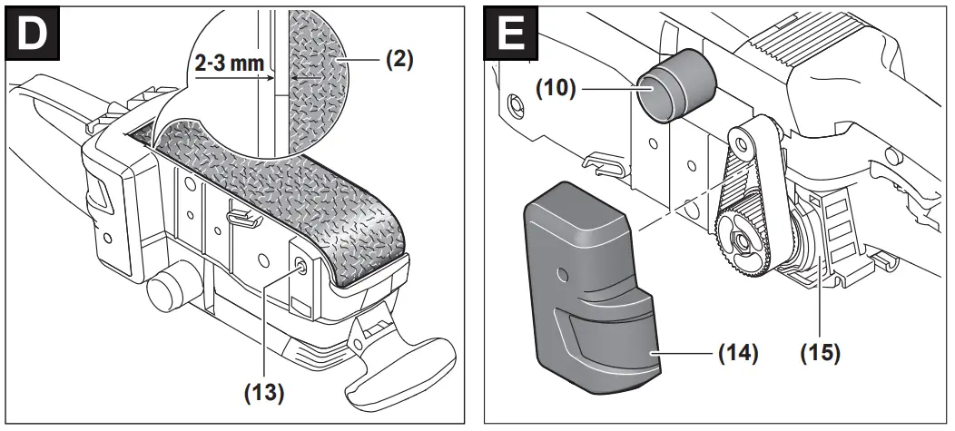 BOSCH PBS 75 A 3 Inch Electric Belt Sander - Fig 1
