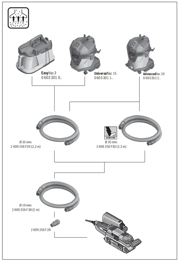 BOSCH PBS 75 A 3 Inch Electric Belt Sander - Fig 4