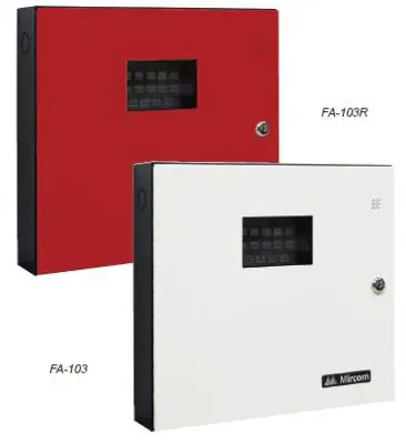 Mircom FA 103 Conventional Fire Alarm Control Panels - Cover
