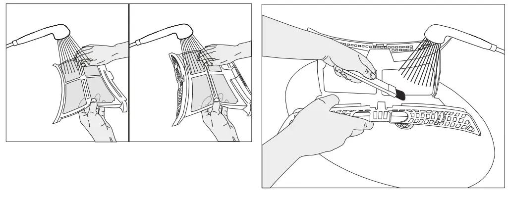 beko B3T6924WS Dryer - Clean both filters