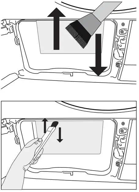 beko B3T6924WS Dryer - Cleaning the sensor 5