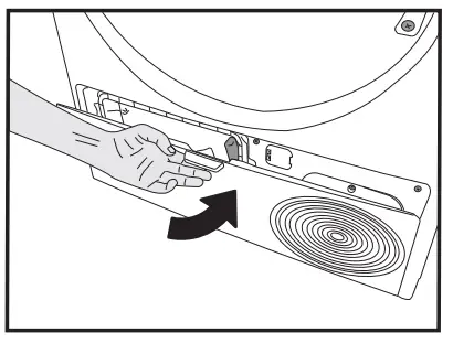 beko B3T6924WS Dryer - Cleaning the sensor 7