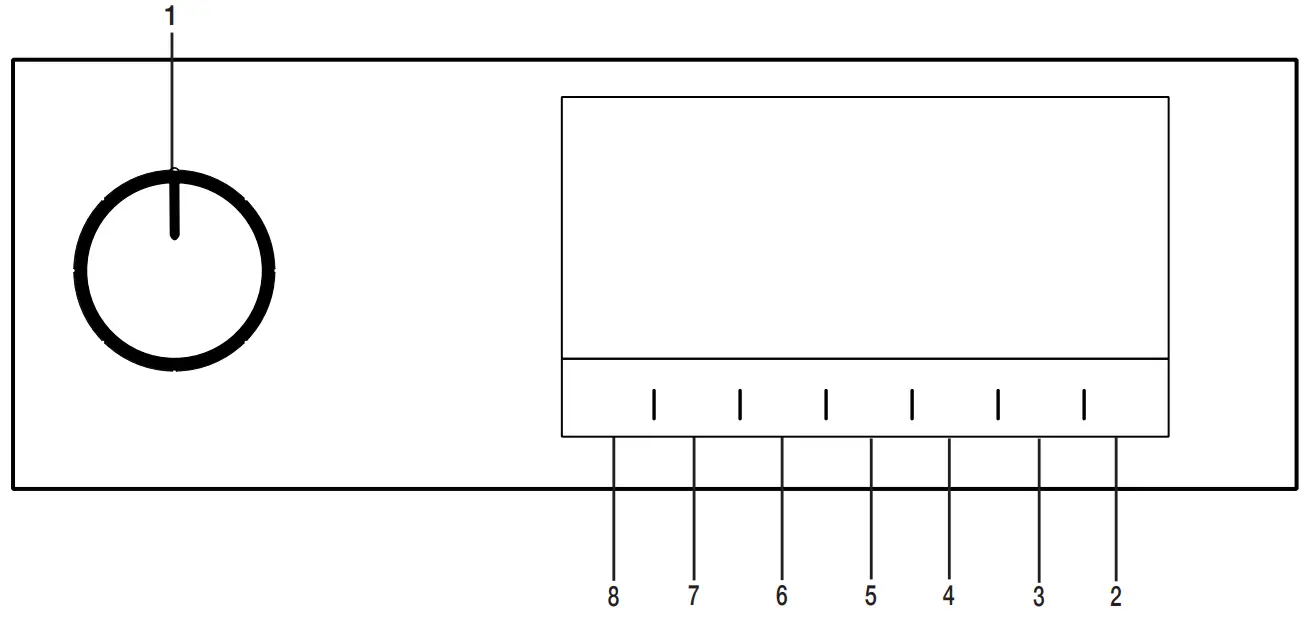 beko B3T6924WS Dryer - Control Panel