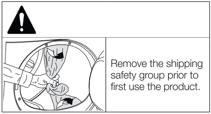 beko B3T6924WS Dryer - safety group