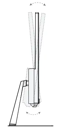 Adjusting the monitor