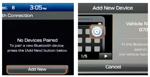 GENESIS G70 Car - Add New